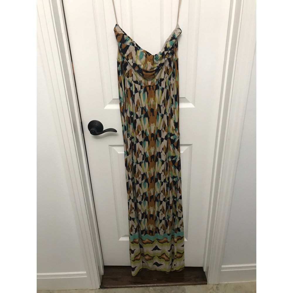 Printed maxi dress